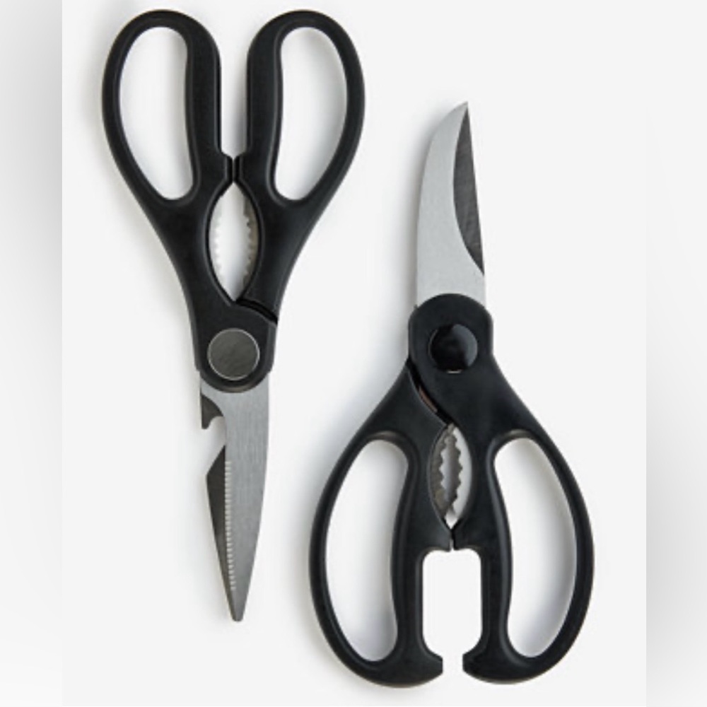 Black Kitchen Scissors Set
